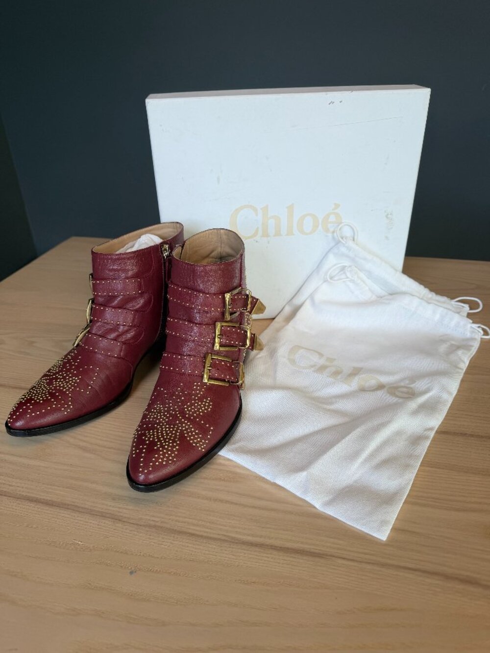 Chloe Susanna Boot in Red Size 38